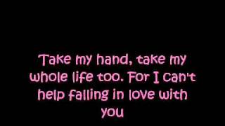 A-Teens - Can&#39;t Help Falling In Love [Lyrics] [HQ]