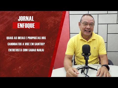Candidato a vice na chapa com Rosana Valle, Sadao Nakai fala das propostas