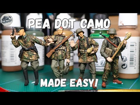 German Pea Dot Camo Made Easy! | 1/35 Scale Beginner Tutorial