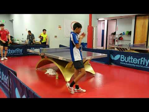 Ashwin (2132) vs Chen Ruichao aka Alex (2616) at 2018 Swan Warriors Open - Men's Singles RR