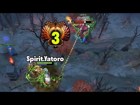 How Yatoro Pudge destroys Rank 3 Dota ?