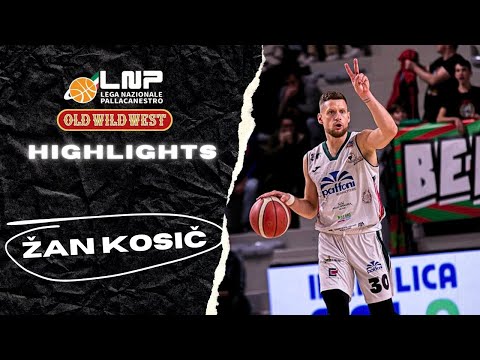 Žan Kosič Highlights 2023/24 || Italy - Serie B Nazionale || Fulgor Basket Omegna