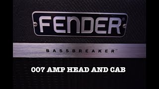 Video thumbnail for FENDER BASSBREAKER 007 HEAD AND CAB by KRAZEEIZATION