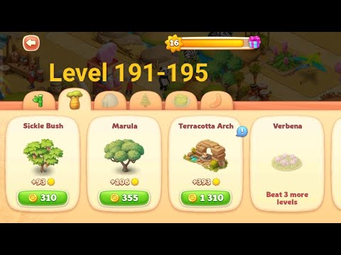 Gameplay Wildscapes Level 191-195