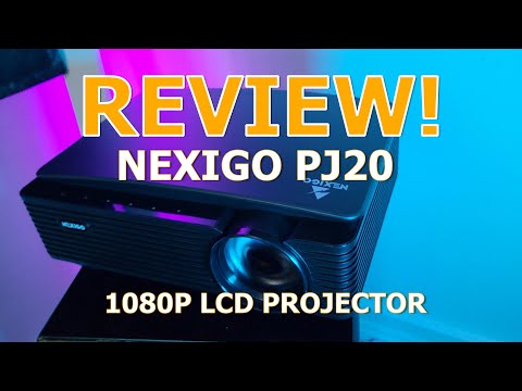 REVIEW! Nexigo PJ20 1080P LCD projector