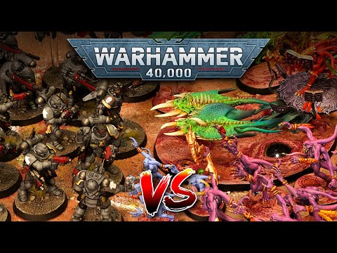 Space Marines vs Tzeentch Daemons: Warhammer 40k DEATHMATCH Game 6
