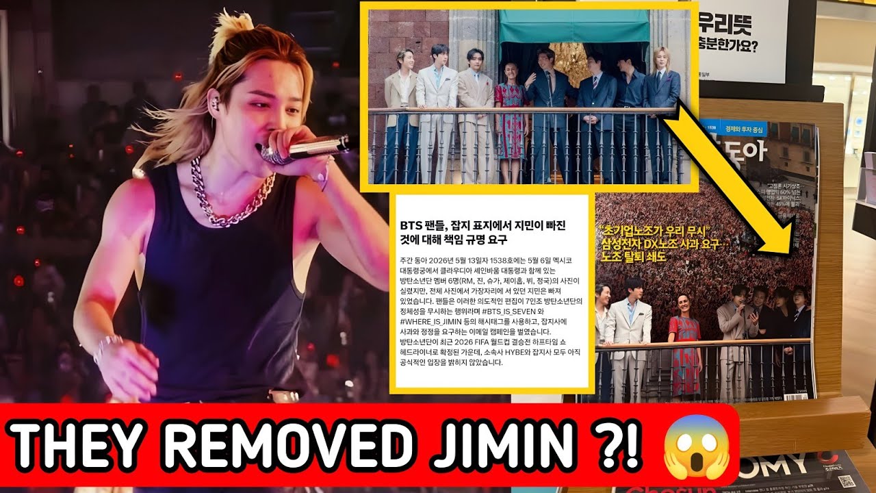 Jimin’s Alleged Absence from BTS Magazine Cover Sparks Global Fan Backlash
