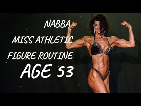 NABBA West 2019 MISS ATHLETIC FIGURE WINNER ROUTINE AGE 53