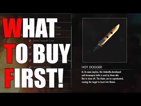 WHAT YOU NEED TO BUY in Resident Evil 3 SHOP!