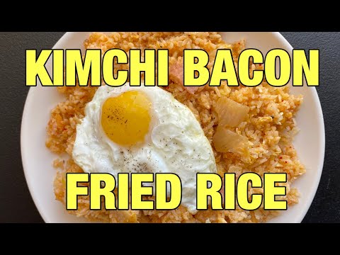 Kimchi Bacon Fried Rice recipe | How to make Kimchi Fried Rice at home | DamDobs Kitchen