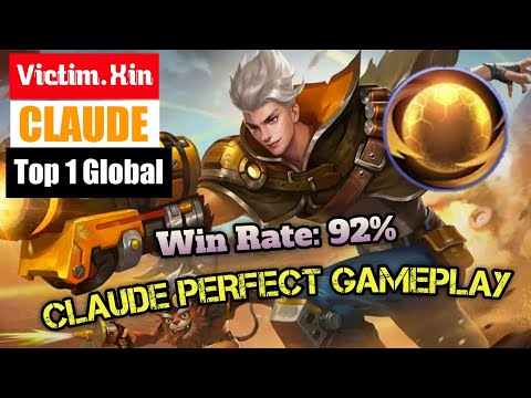 Claude Perfect Gameplay - Top 1 Global Claude by Victim.Xin - Mobile Legends