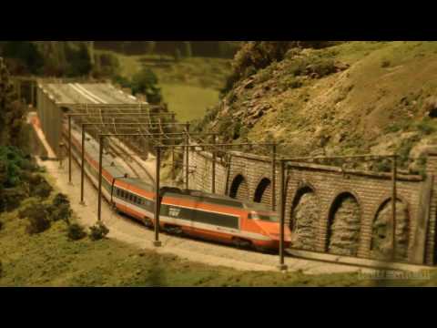 Model Railway Bridge of Graberegg in Switzerland