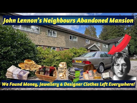 John Lennon’s Neighbour's Abandoned $6.7M Mansion! They left So Many Expensive Things Behind…!?    