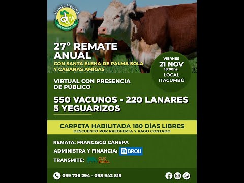 21/11/2025 27º Santa Elena de Palma Sola y cabañas amigas - Daniel Medina / Local Itacumbú - Artigas