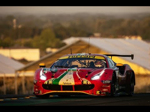 #52 Ferrari 488 GTE Night Onboard | Le mans 24 Hours 2022