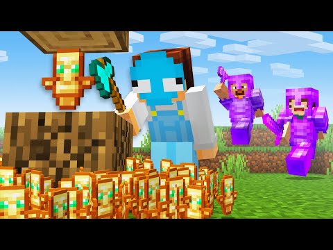 Minecraft Manhunt, But Drops Are Random...
