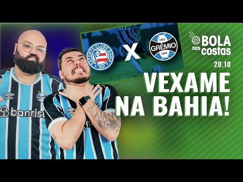 BAHIA 4x0 GRÊMIO! A REAÇÃO DOS GREMISTAS NO BOLA NAS COSTAS! | Cortes do Bola | ATL TV