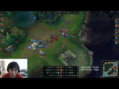 Doublelift's reaction to Ruler's cocky Ziggs play during bootcamp