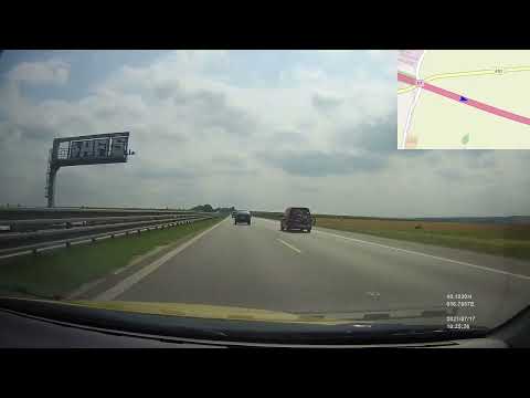 Czech Republic. Motorway D1, Brno-center — Vyškov-east, 2021, 1x