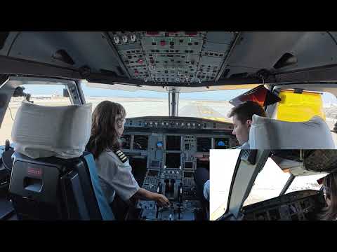 Airbus 320 Epic Start Up And TAKEOFF Larnaka Airport RWY04 | Cockpit View | Airline Pilot Life