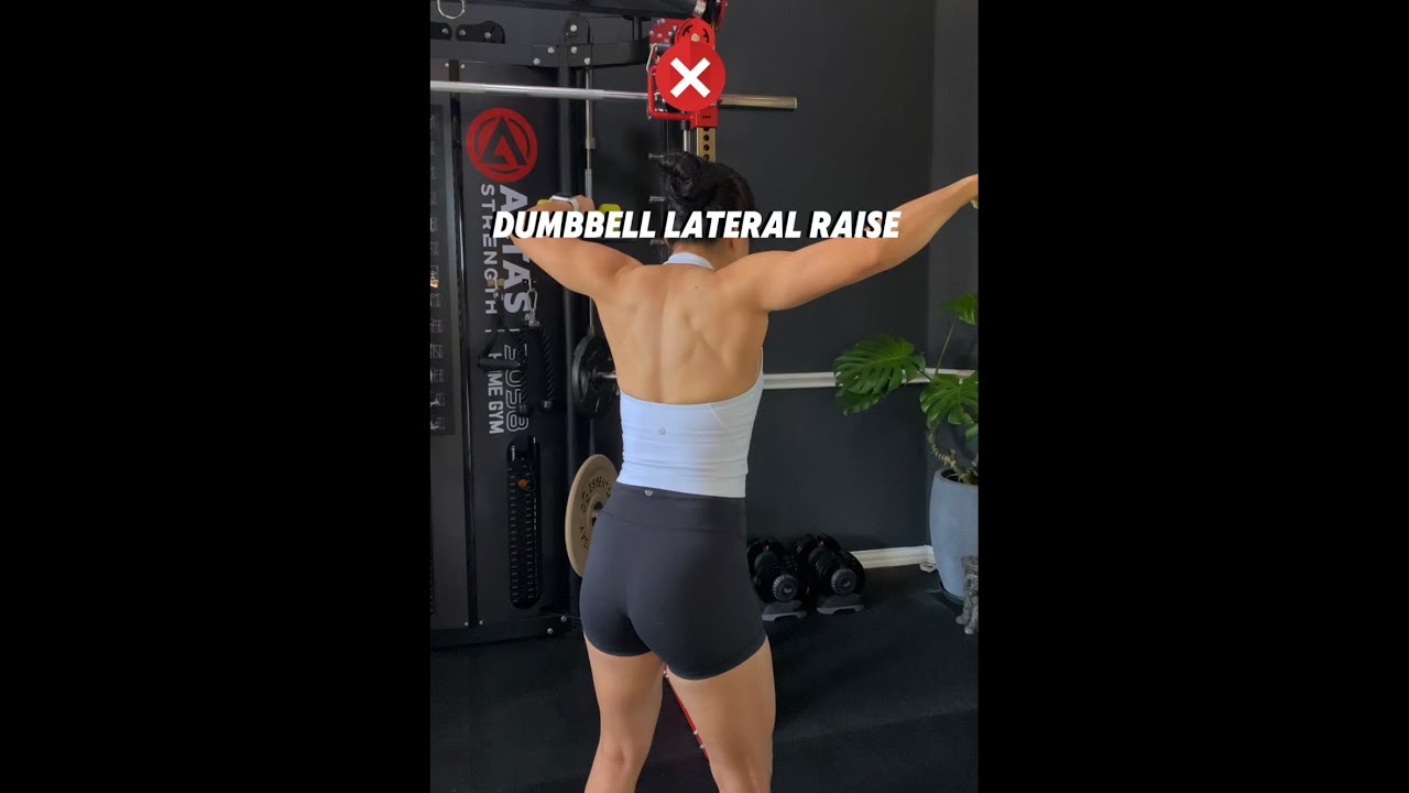 Dumbbell Lateral Raise Tips: