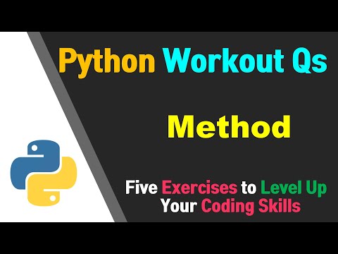 Python Workout Questions |#005| Method