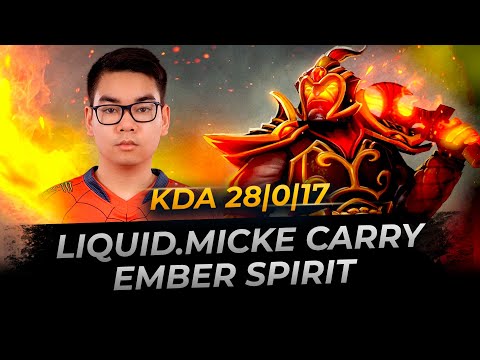 Liquid.Micke Ember Spirit - Dota 2 Replay Full Gameplay
