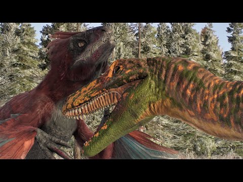 PYRORAPTOR VS HERRERASAURUS - Jurassic World Evolution 2