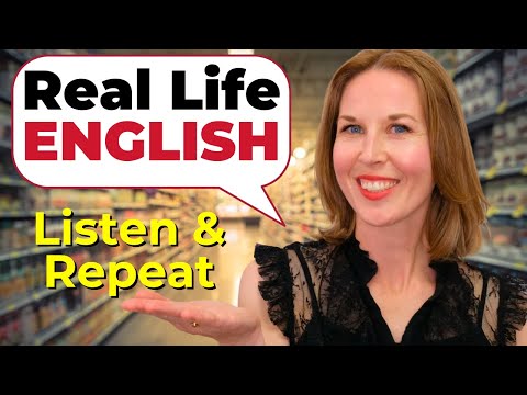 Learn Real-Life English: Grocery Shopping Words & Phrases | Comprehensible Input.