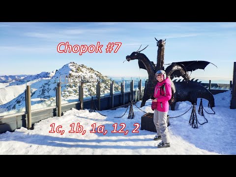 Narty Jasna Chopok (cz. 7) trasy na stoku północnym, czerwone 1c 1b 1a 12 2 Tatry Mountain Resorts
