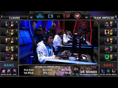 NA LCS C9 vs TIP Game 1 Highlights (NA LCS Spring 2015)