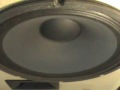 Bass Low range speaker membrane motion on ...