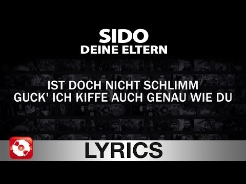 SIDO - DEINE ELTERN - AGGROTV LYRICS KARAOKE (OFFICIAL VERSION)