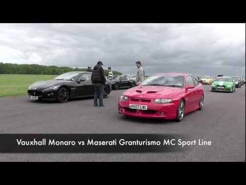 Vauxhall Monaro vs Maserati Granturismo MC Sport Line
