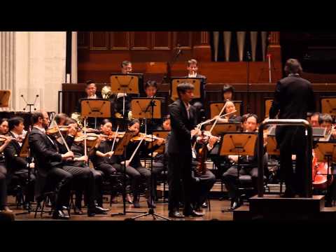 Jun Hong plays Tchaikovsky Violin Concerto with SSO Part 1