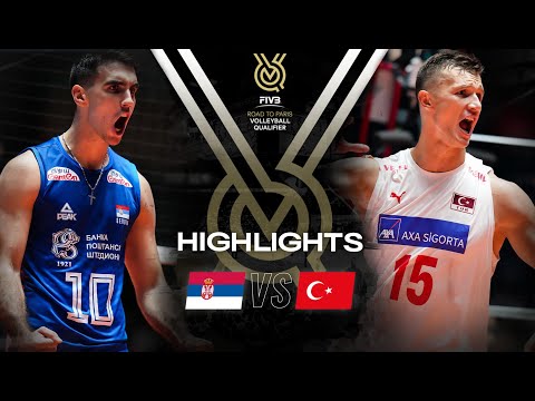 🇷🇸 SRB vs. 🇹🇷 TUR - Highlights | Men's OQT 2023