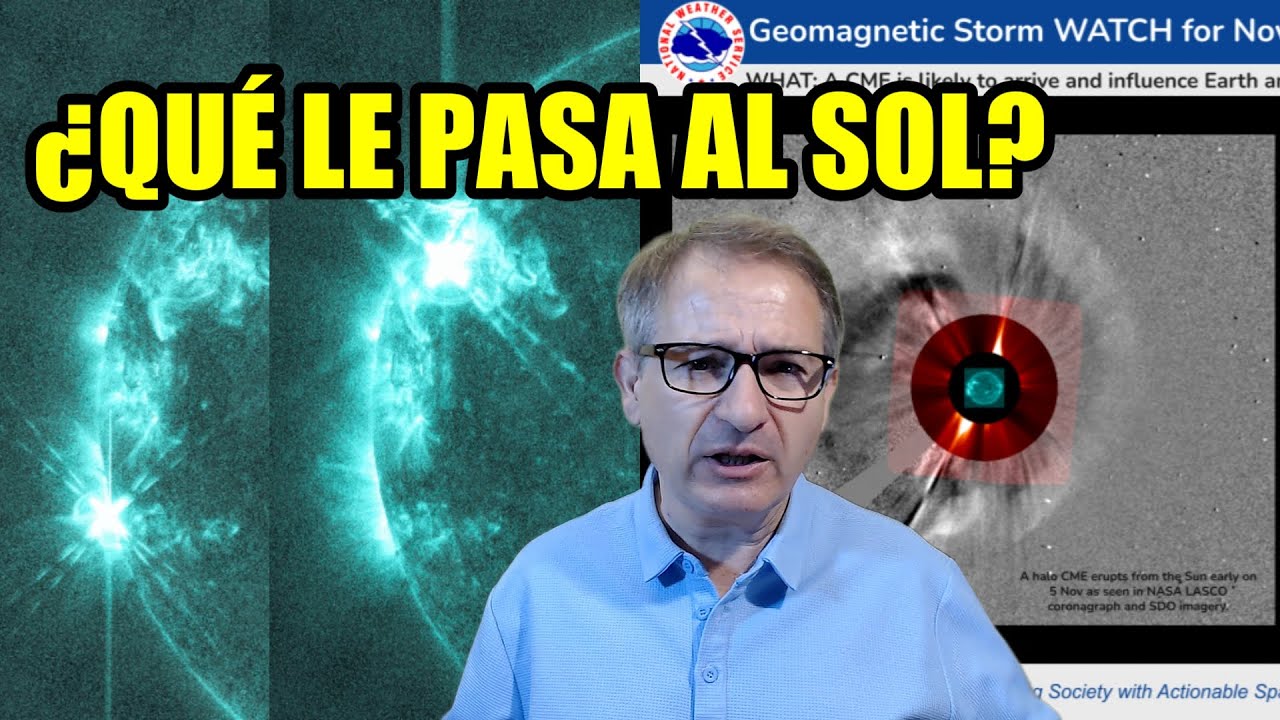 2 EXPLOSIONES X en el SOL 🚨 ALERTA de TORMENTA SOLAR G3 y AVISO de AURORAS
