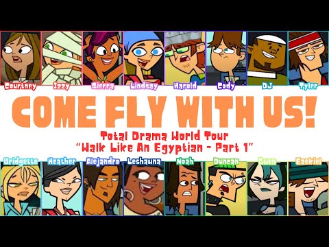Total Drama World Tour ‘Come Fly With Us’ Lyrics (Color Coded)