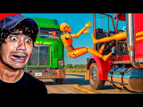 Reacting to REALISTIC CAR AND TRUCK ACCIDENTS! (BeamNG Drive)