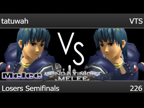 MNM 226 - tatuwah (Marth) vs VTS (Marth) Losers Semifinals - Melee