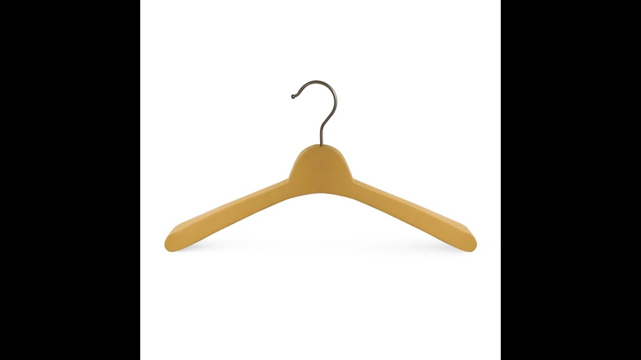wooden luxury coat hanger