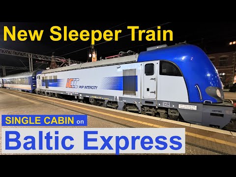 Europe’s New Sleeper Train - Single Cabin on Baltic Express | Gdansk to Prague with PKP Intercity