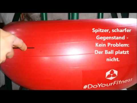 #DoYourFitness Gymnastikball "Pluto" Anti Burst Test