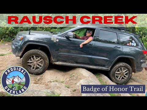 Jeep Grand Cherokee Trailhawk at Rausch Creek Off Road Park | Badge of Honor Trail