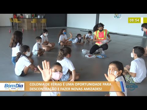 Colí´nia de Férias é uma oportunidade para descontração e fazer novas amizades 14 07 2021