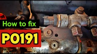 P0191 | p0191 fuel rail pressure sensor circuit range/performance | code p0191