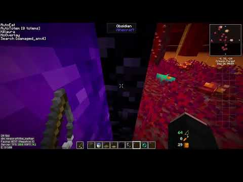 Minecraft 1.21.4  ender pearl stasis chamber testing (with fishing rod)