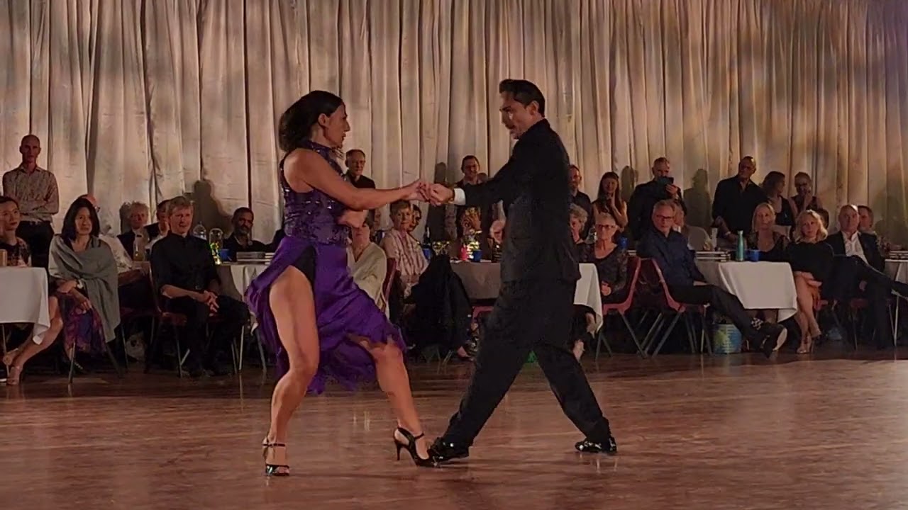Johana Copes and David Palo 3/3 performance "Negracha" at the New Zealand Tango Festival 1/07/2023