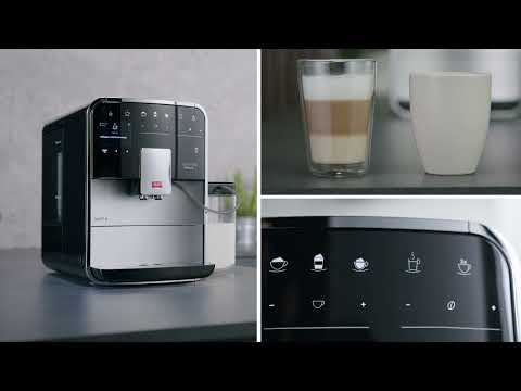 MELITTA F83/0-101 BARISTA T SMART automatinis kavos aparatas, sidabro video