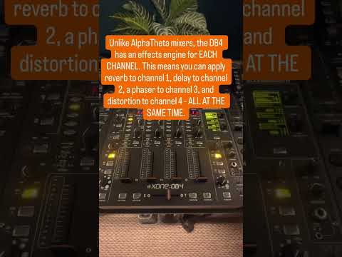 Allen & Heath Xone:DB4 - The best House/Techno DJ mixer ever made?